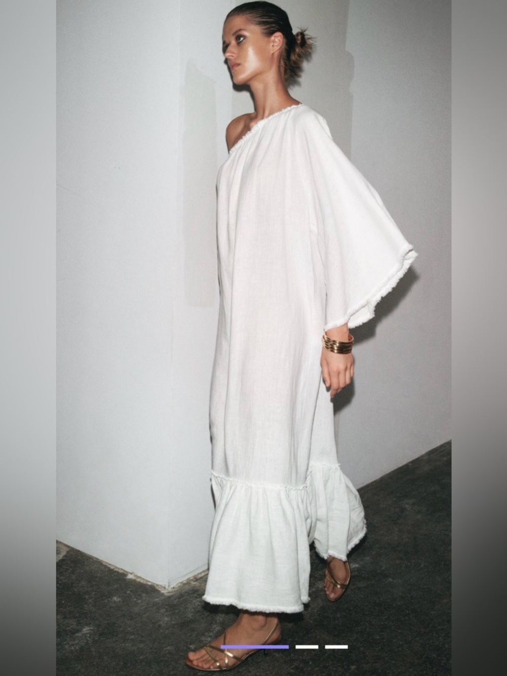 ZW COLLECTION 100% LINEN
ASYMMETRIC DRESS